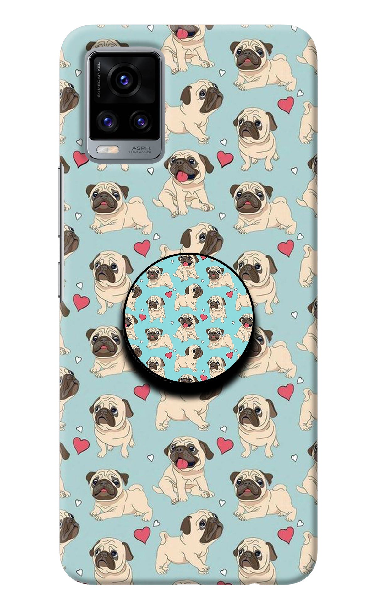 Pug Dog Vivo V20 Pop Case