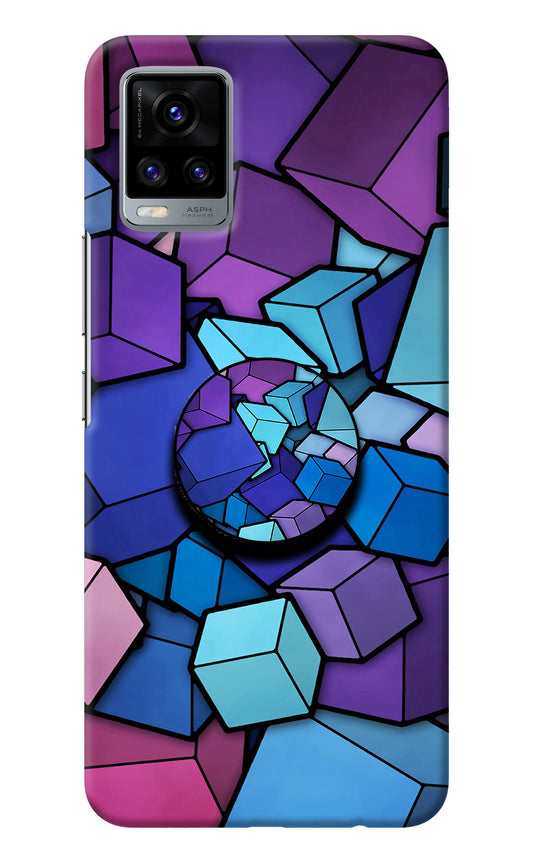 Cubic Abstract Vivo V20 Pop Case