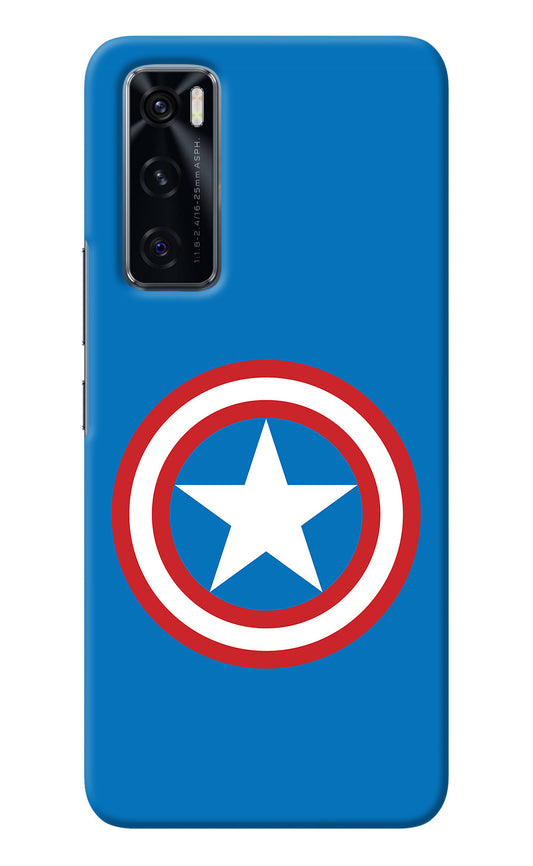 Captain America Logo Vivo V20 SE Back Cover