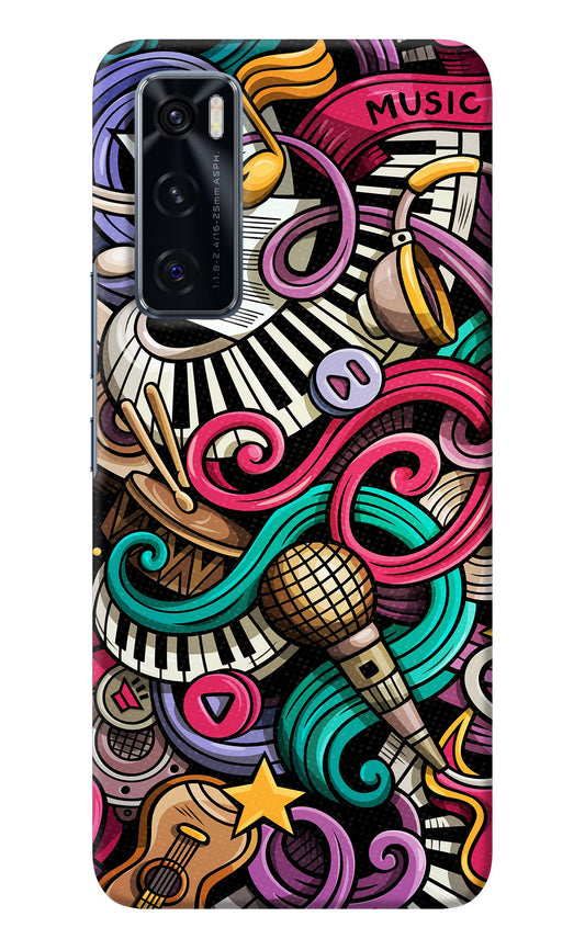 Music Abstract Vivo V20 SE Back Cover