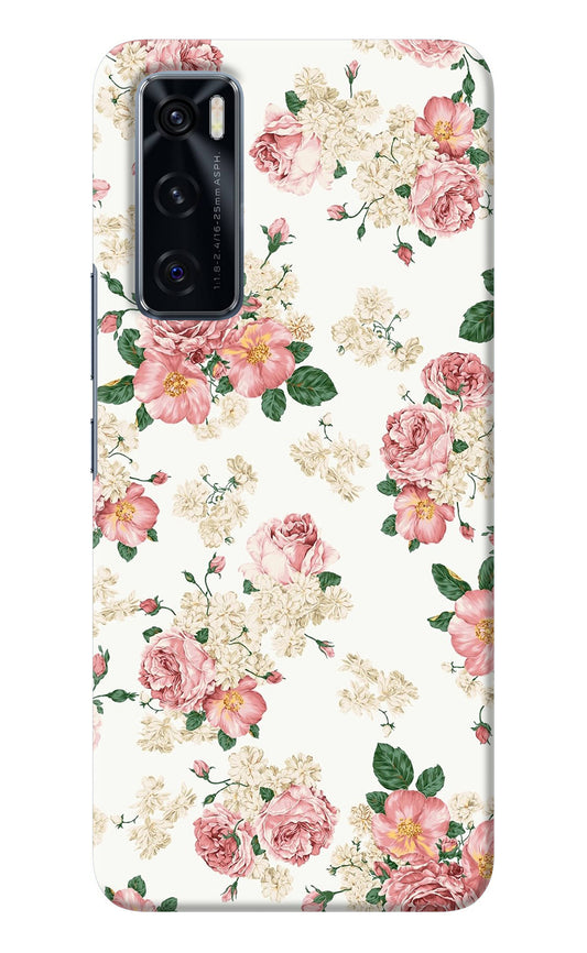 Flowers Vivo V20 SE Back Cover