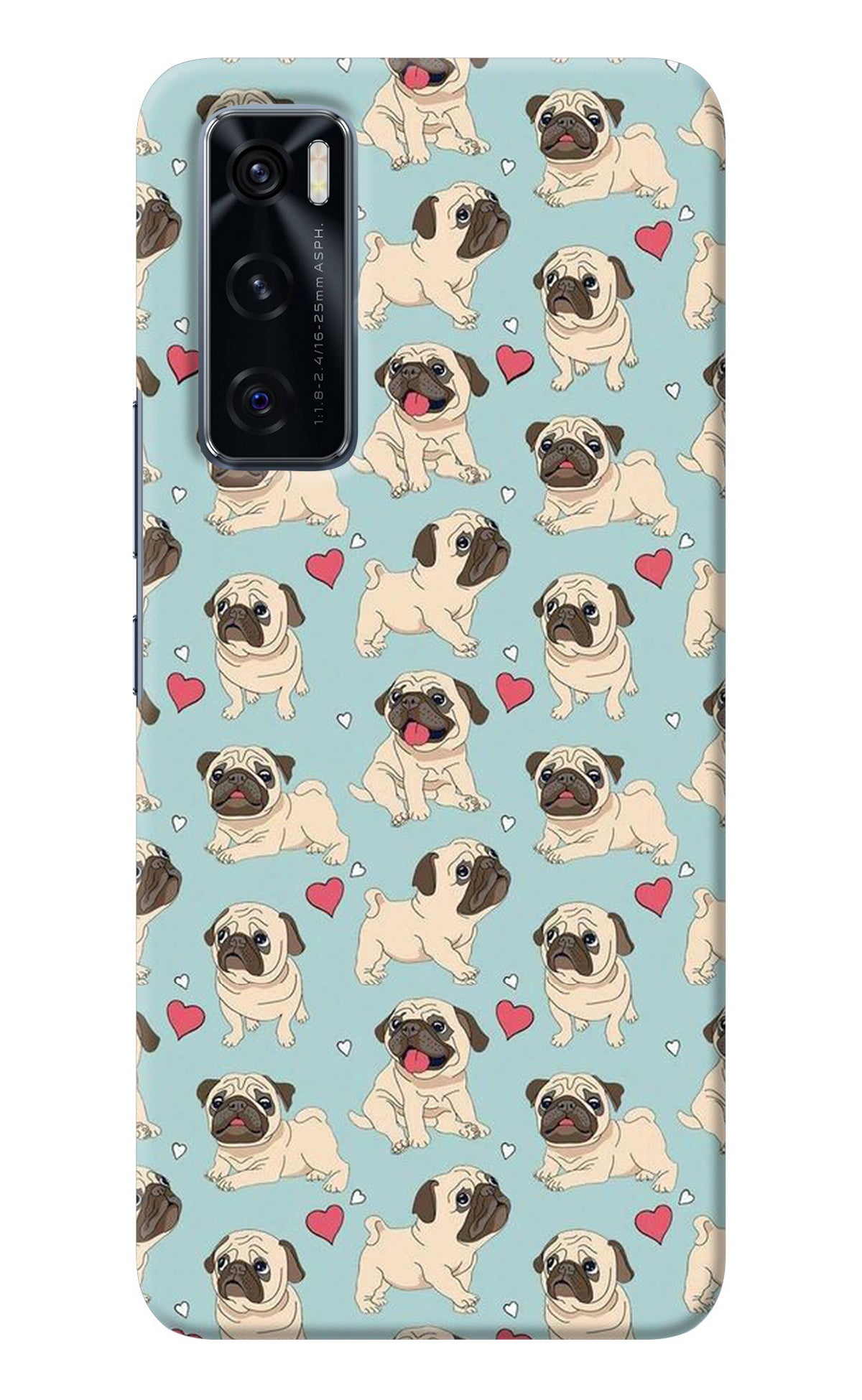 Pug Dog Vivo V20 SE Back Cover