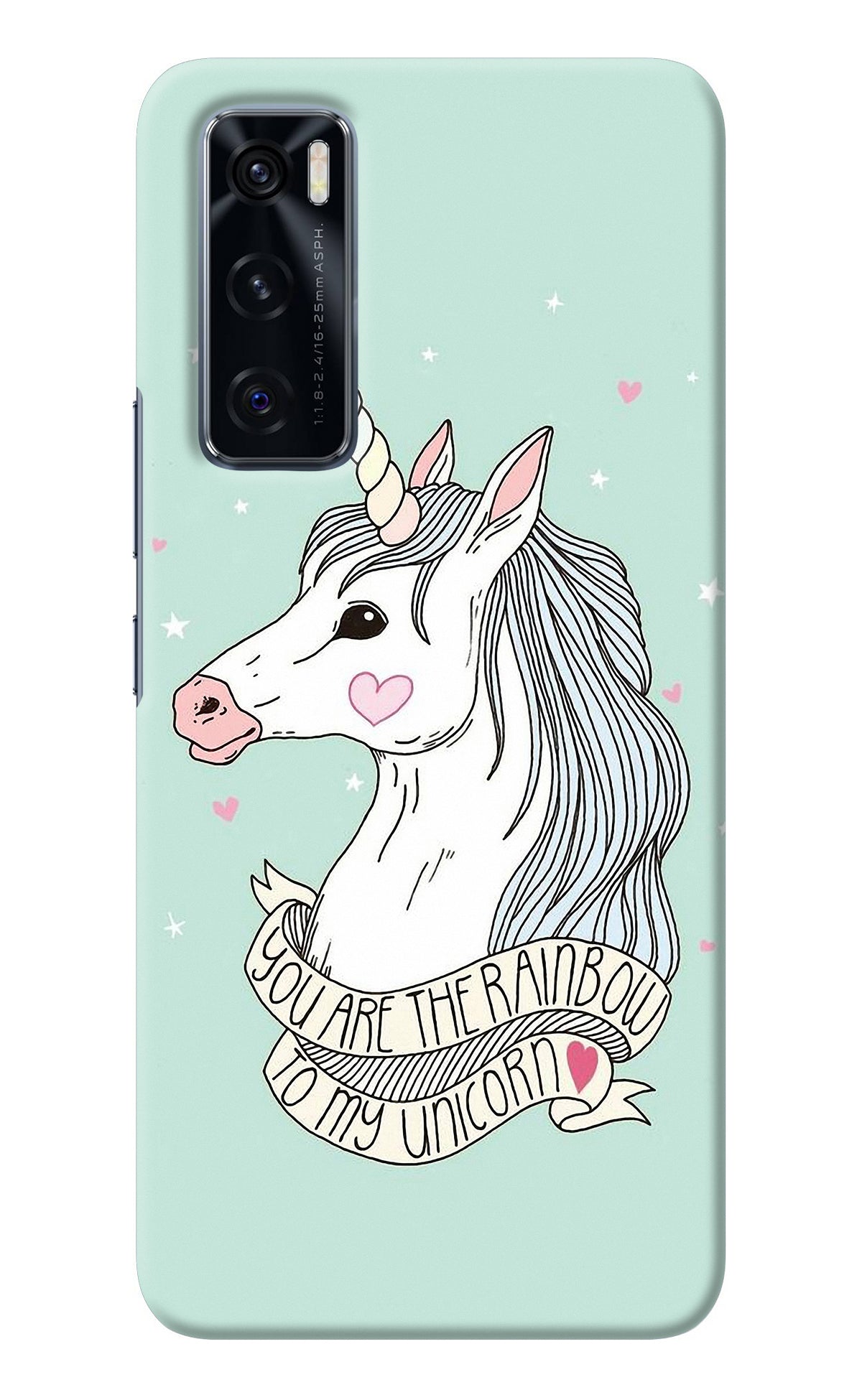 Unicorn Wallpaper Vivo V20 SE Back Cover