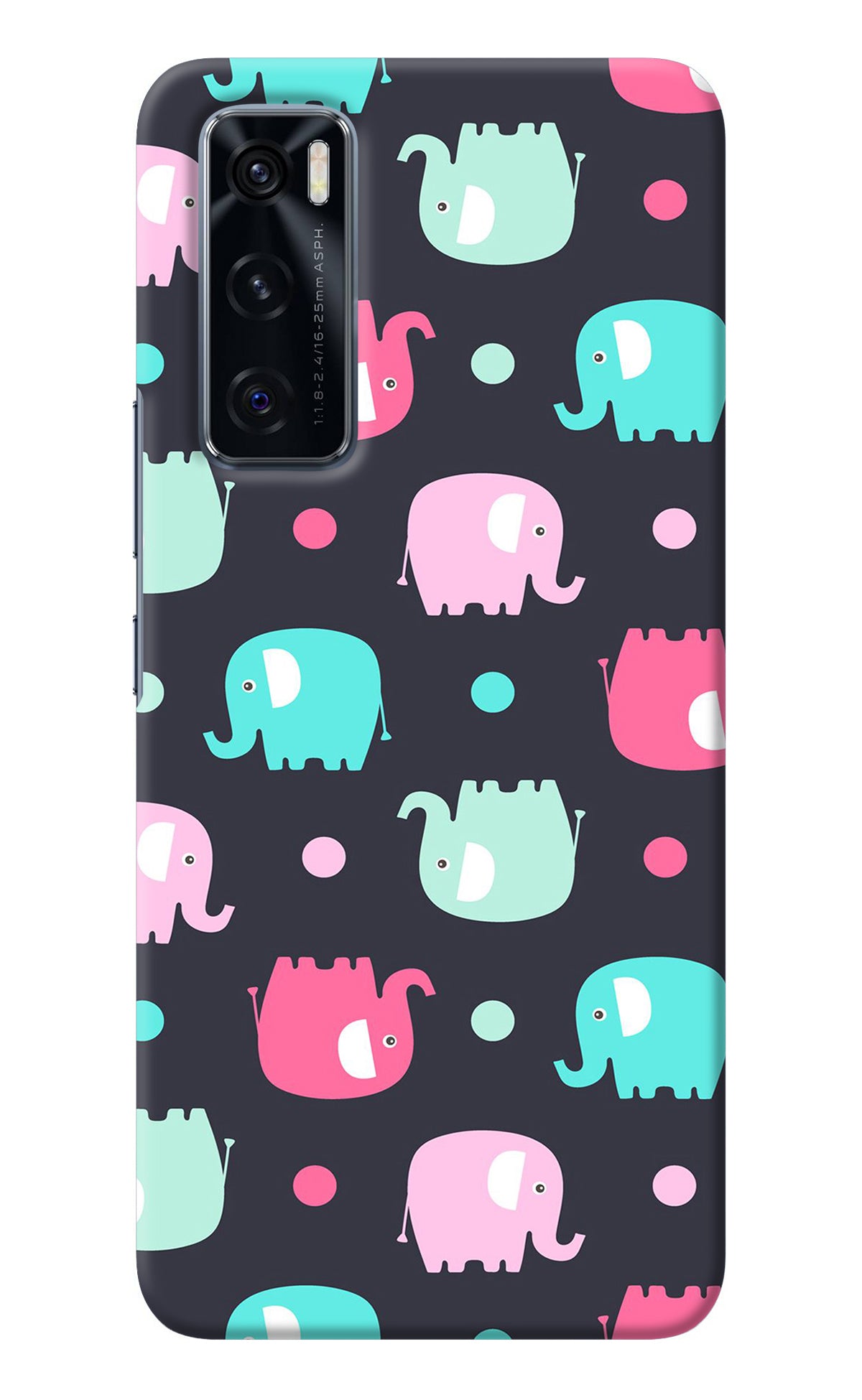 Elephants Vivo V20 SE Back Cover