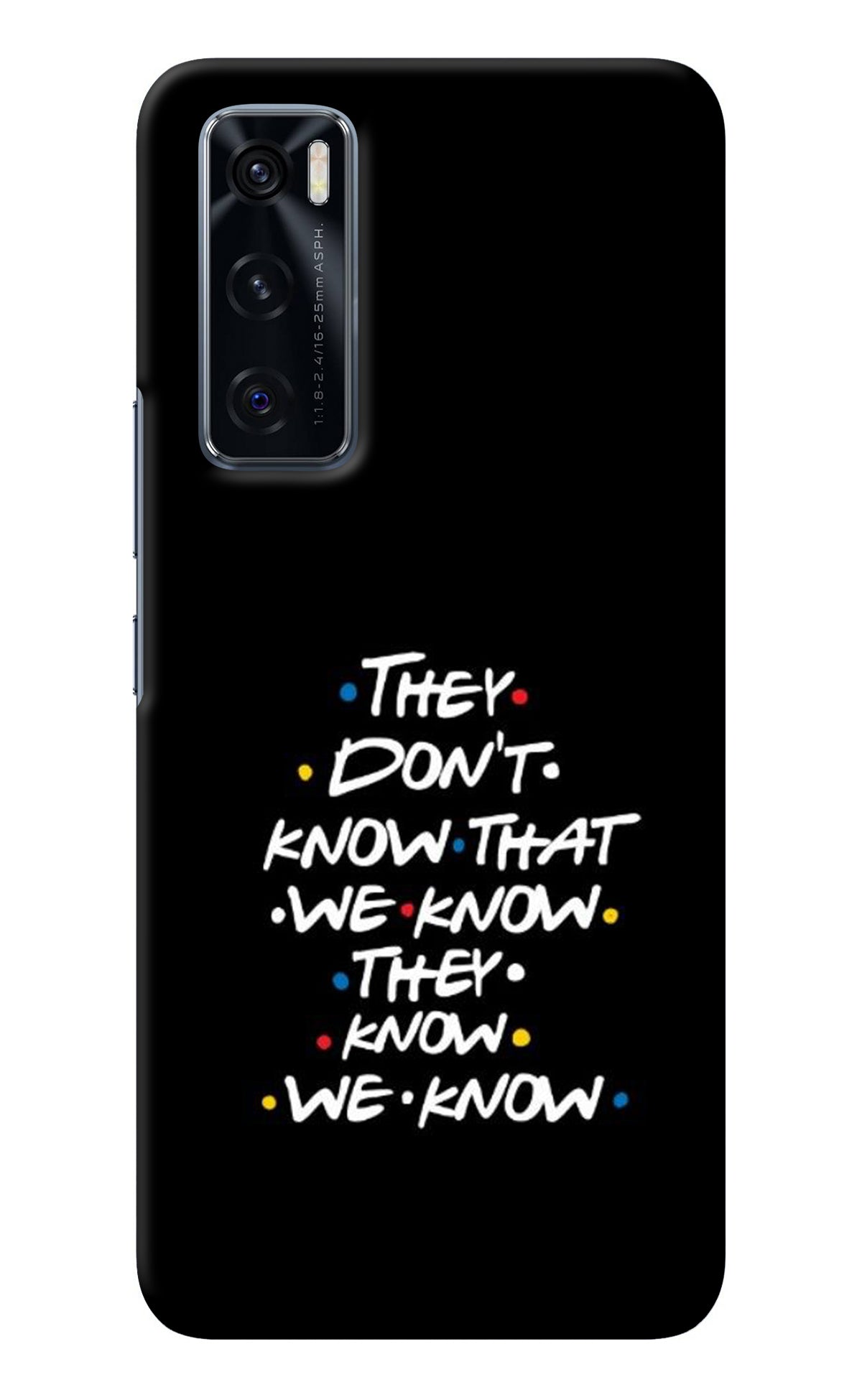 FRIENDS Dialogue Vivo V20 SE Back Cover