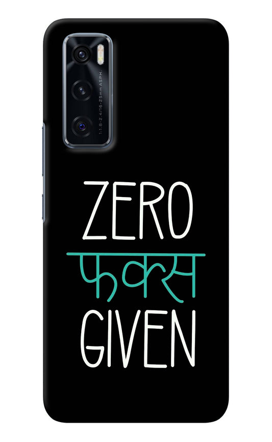 Zero Fucks Given Vivo V20 SE Back Cover