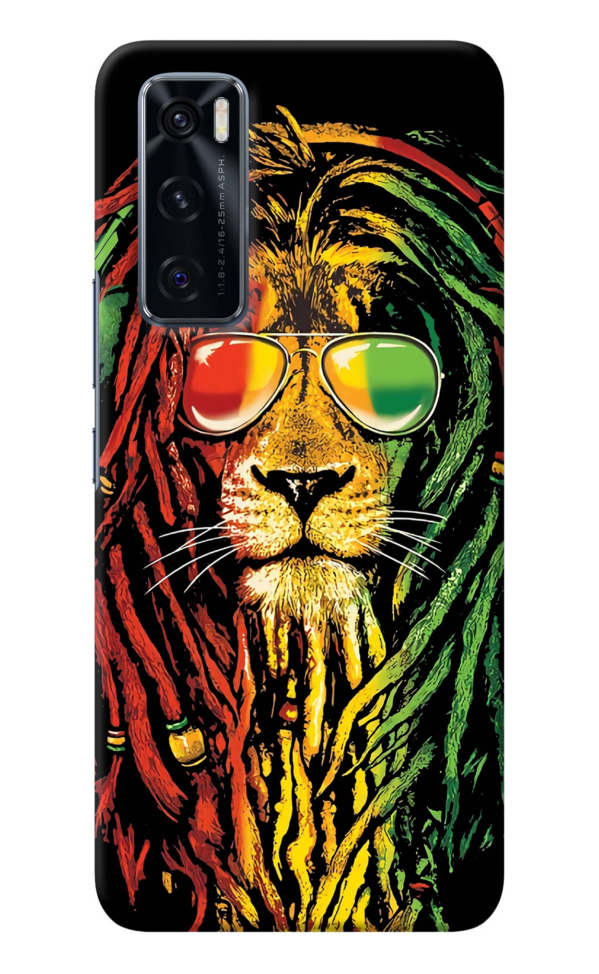 Rasta Lion Vivo V20 SE Back Cover