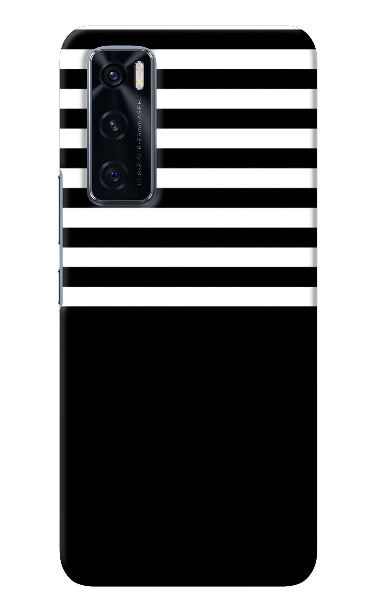 Black and White Print Vivo V20 SE Back Cover