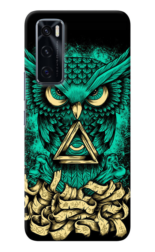 Green Owl Vivo V20 SE Back Cover