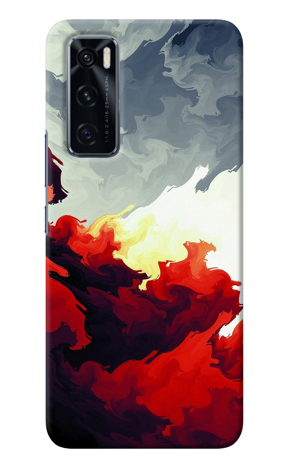 Fire Cloud Vivo V20 SE Back Cover