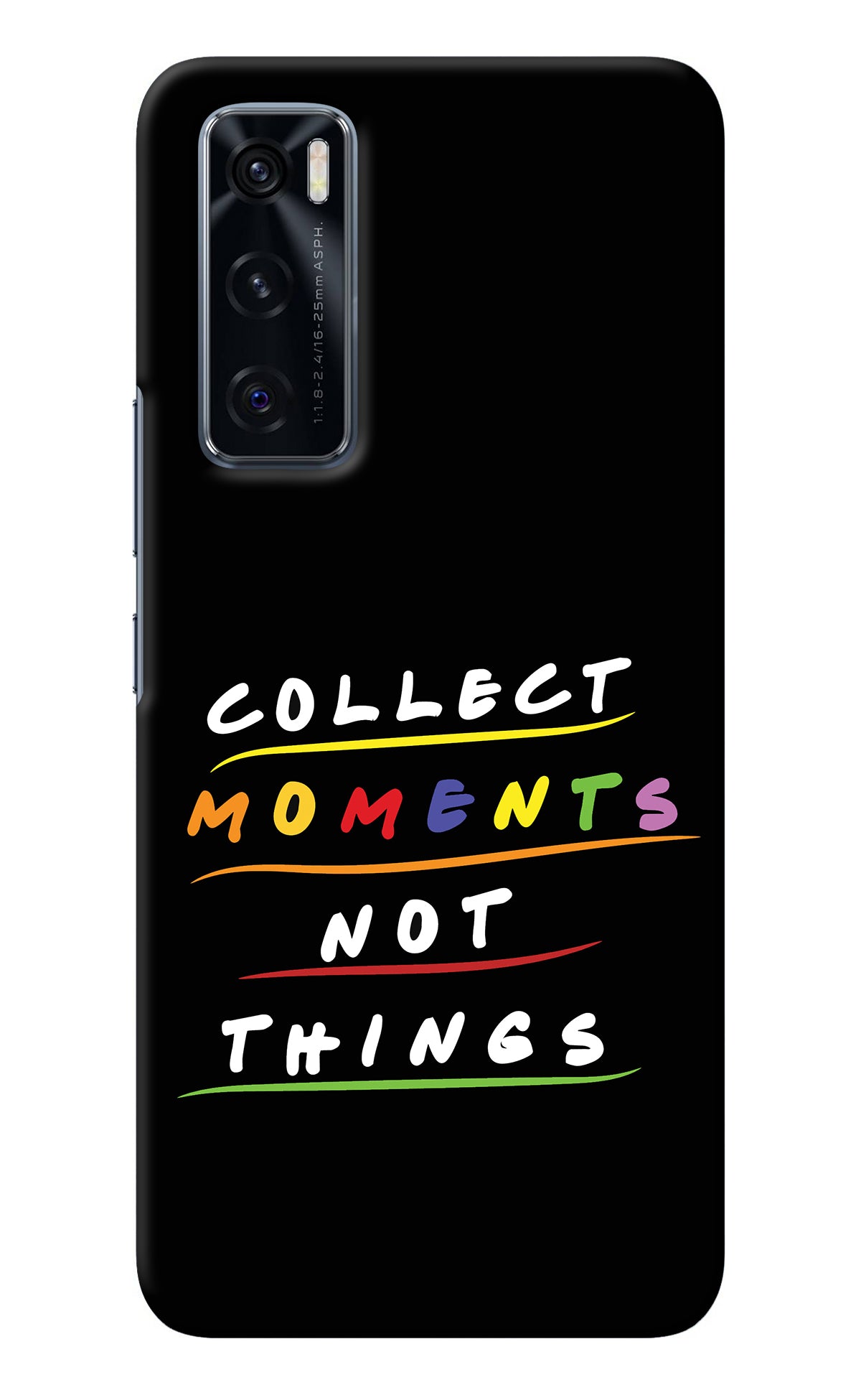 Collect Moments Not Things Vivo V20 SE Back Cover