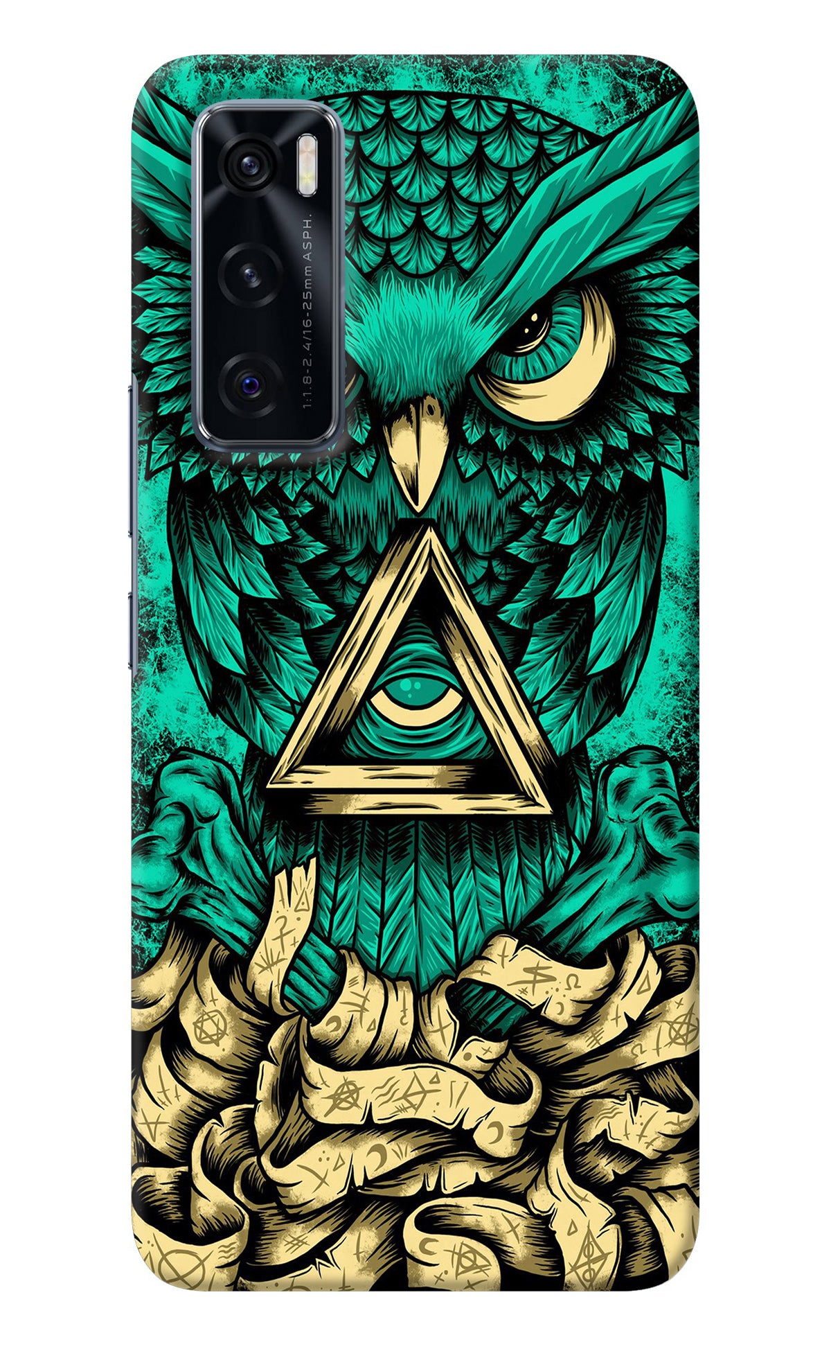 Green Owl Vivo V20 SE Back Cover