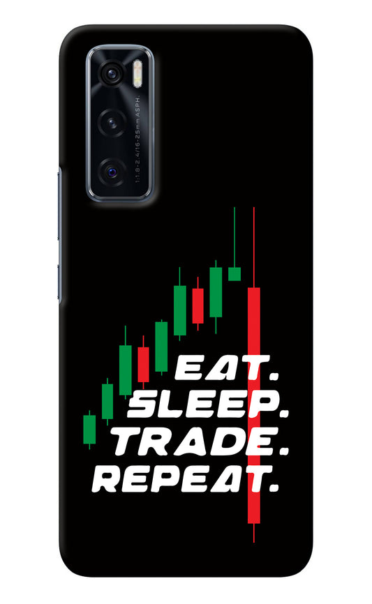 Eat Sleep Trade Repeat Vivo V20 SE Back Cover