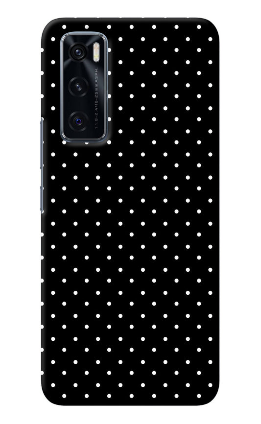 White Dots Vivo V20 SE Back Cover