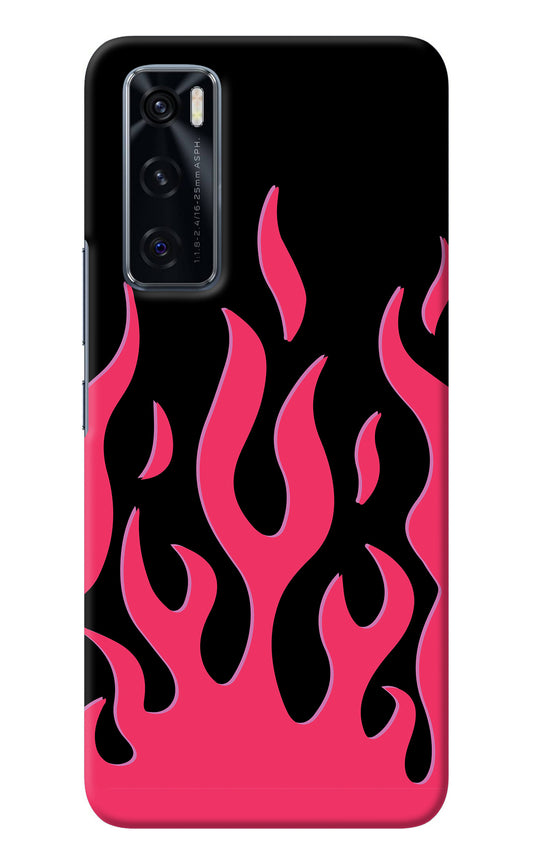 Fire Flames Vivo V20 SE Back Cover