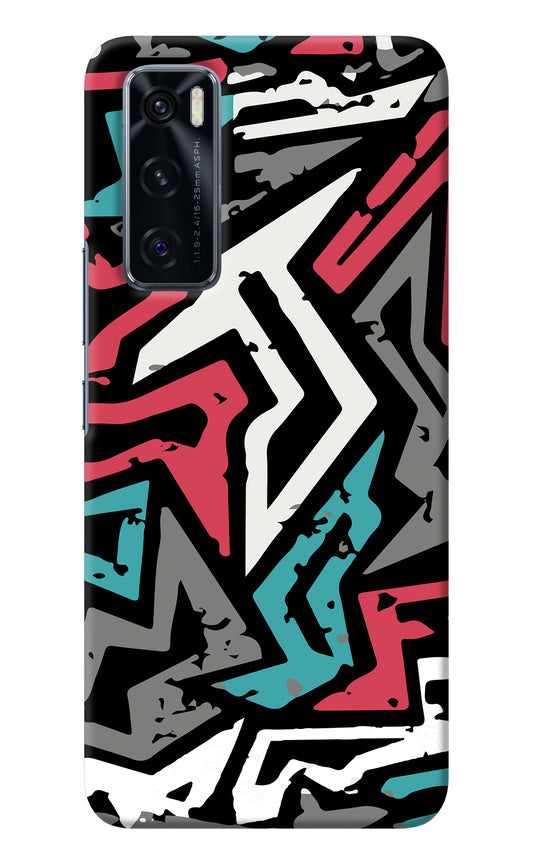 Geometric Graffiti Vivo V20 SE Back Cover