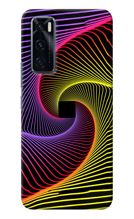 Colorful Strings Vivo V20 SE Back Cover