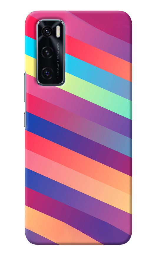 Stripes color Vivo V20 SE Back Cover