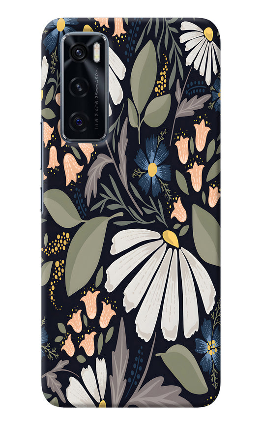 Flowers Art Vivo V20 SE Back Cover