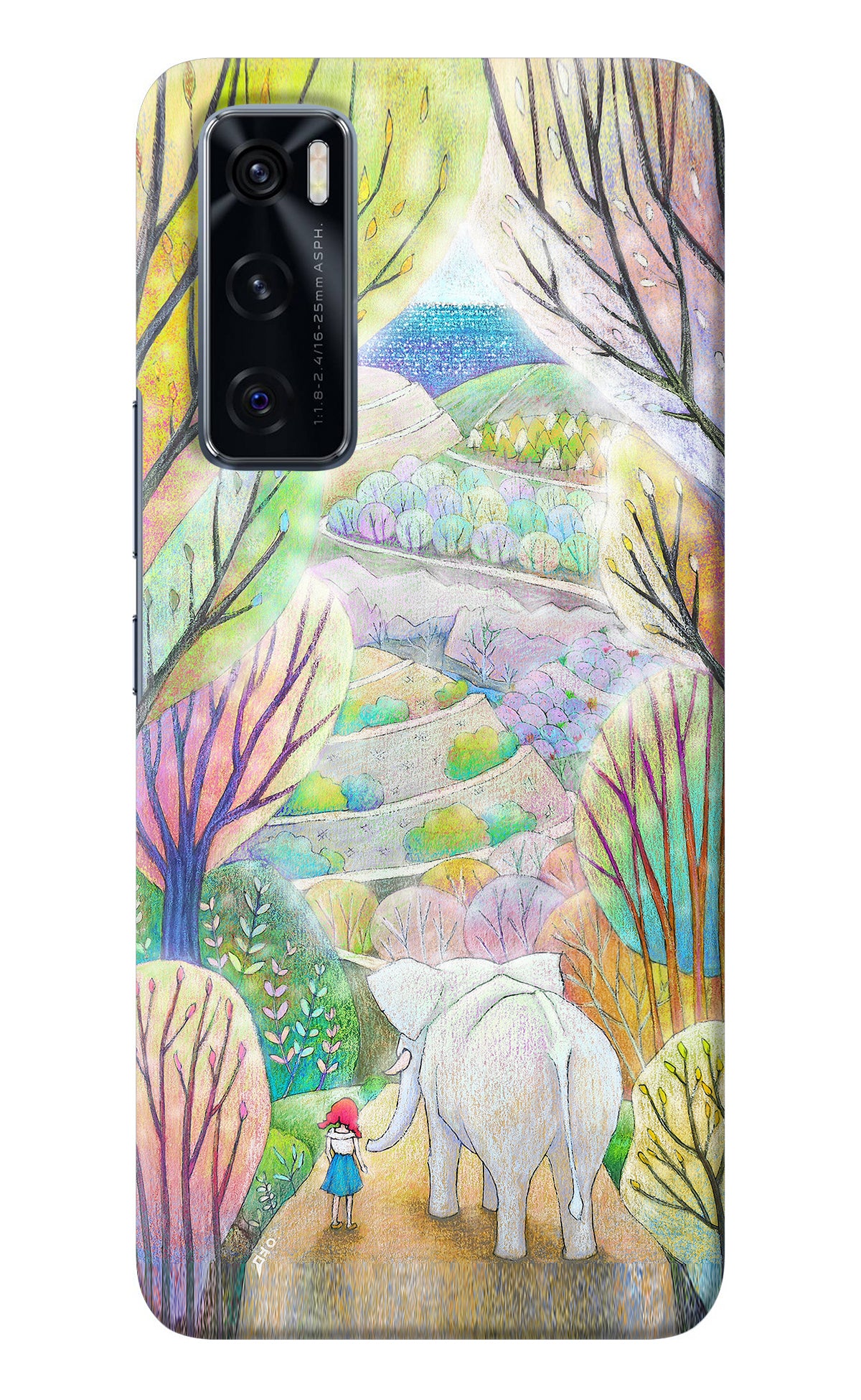 Nature Painting Vivo V20 SE Back Cover