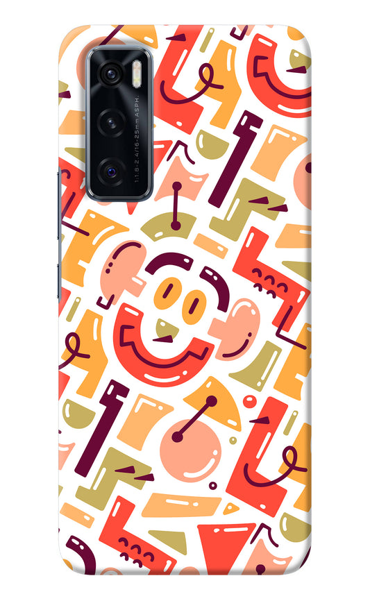 Doodle Pattern Vivo V20 SE Back Cover