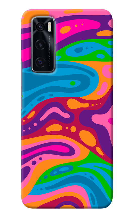 Trippy Pattern Vivo V20 SE Back Cover