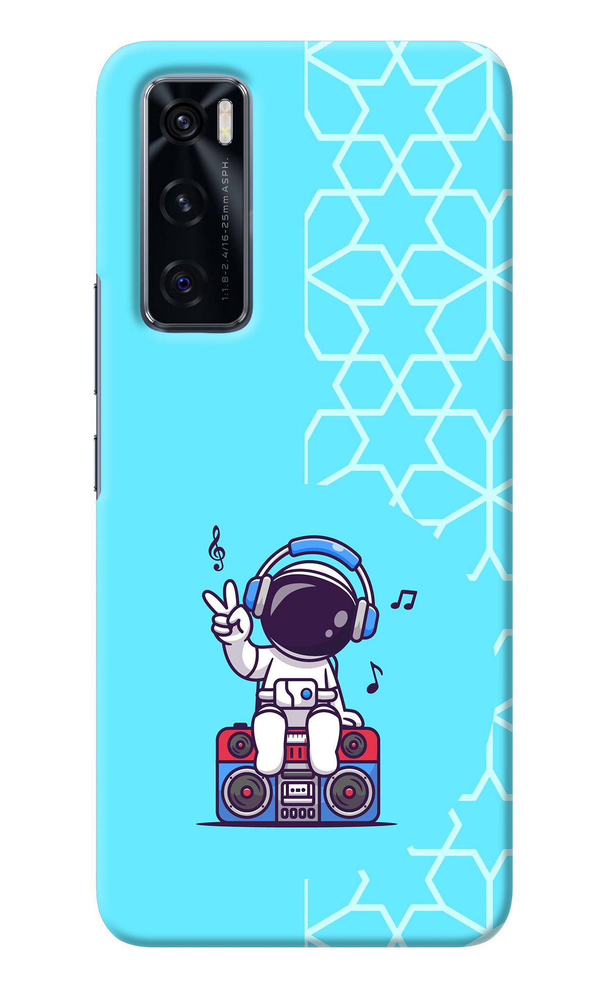 Cute Astronaut Chilling Vivo V20 SE Back Cover