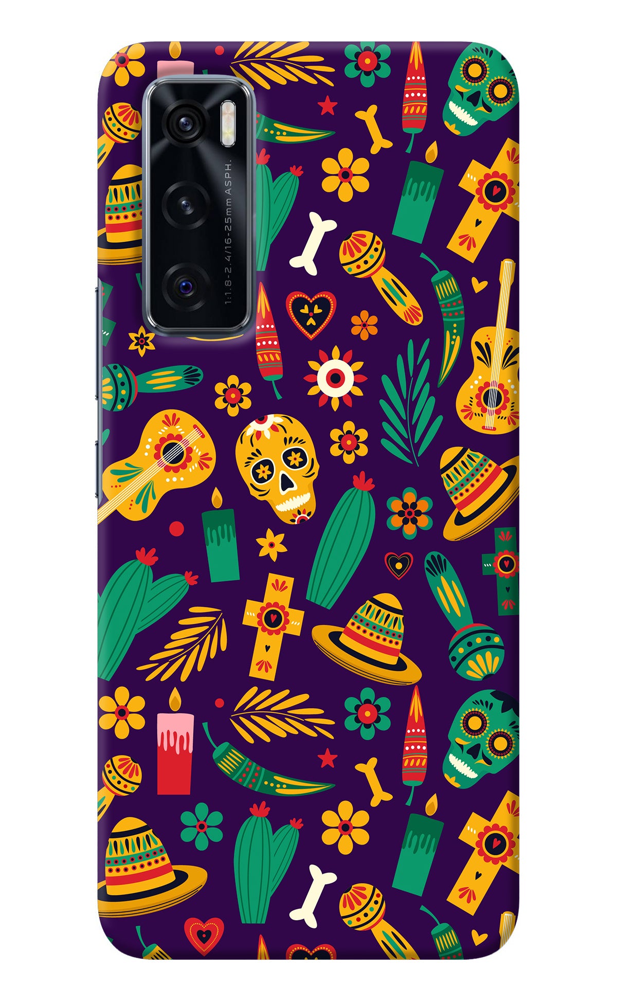 Mexican Artwork Vivo V20 SE Back Cover