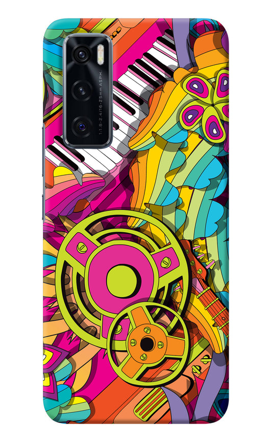 Music Doodle Vivo V20 SE Back Cover