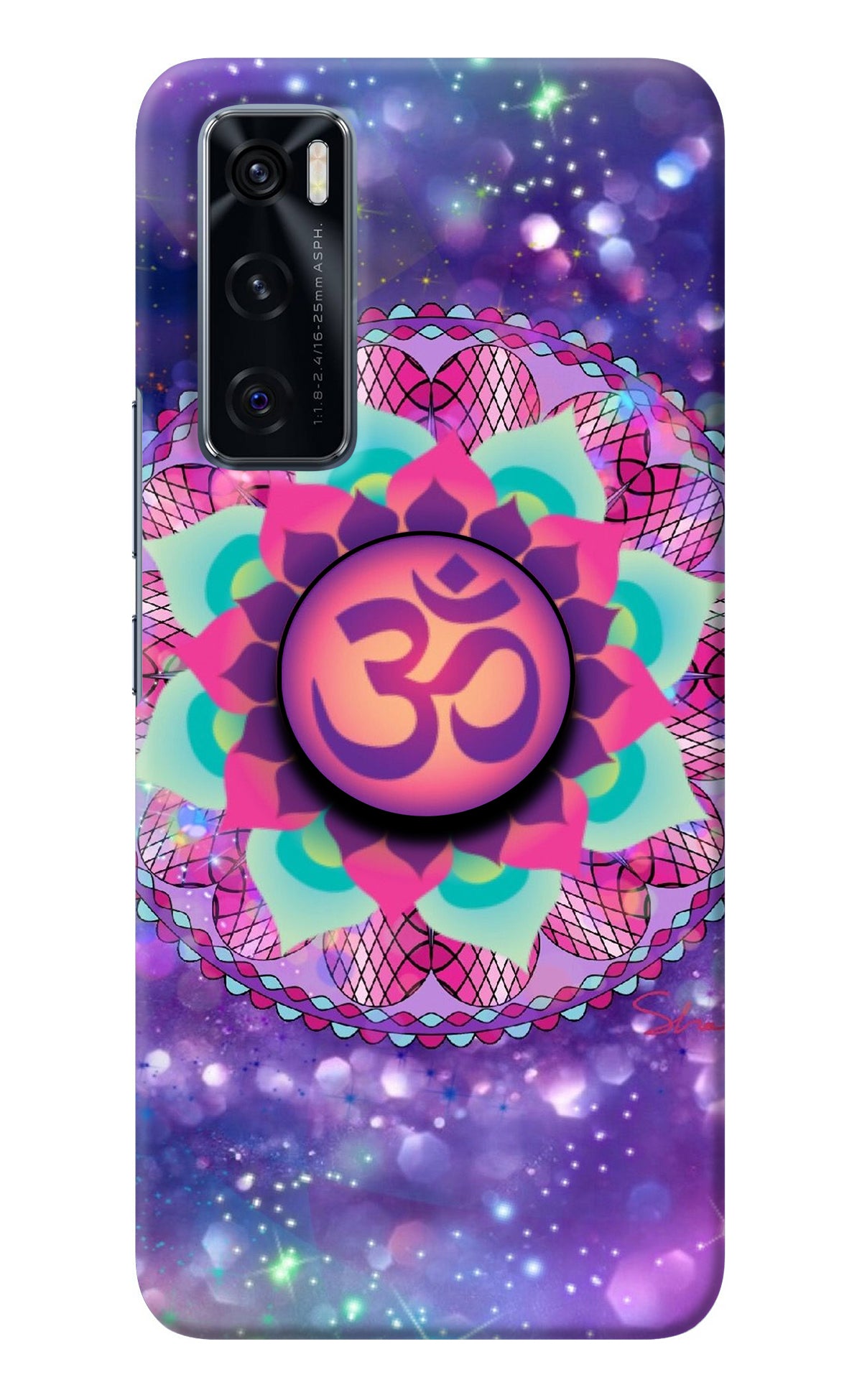 Om Purple Vivo V20 SE Pop Case