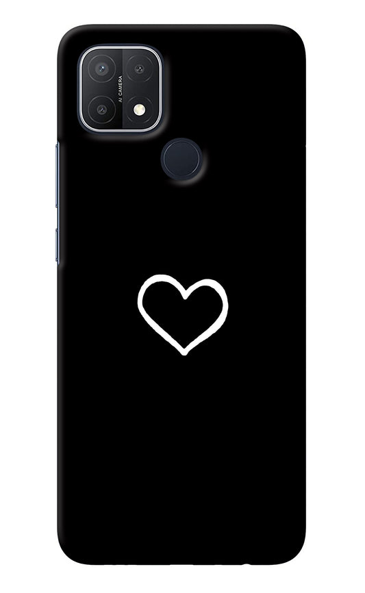 Heart Oppo A15/A15s Back Cover