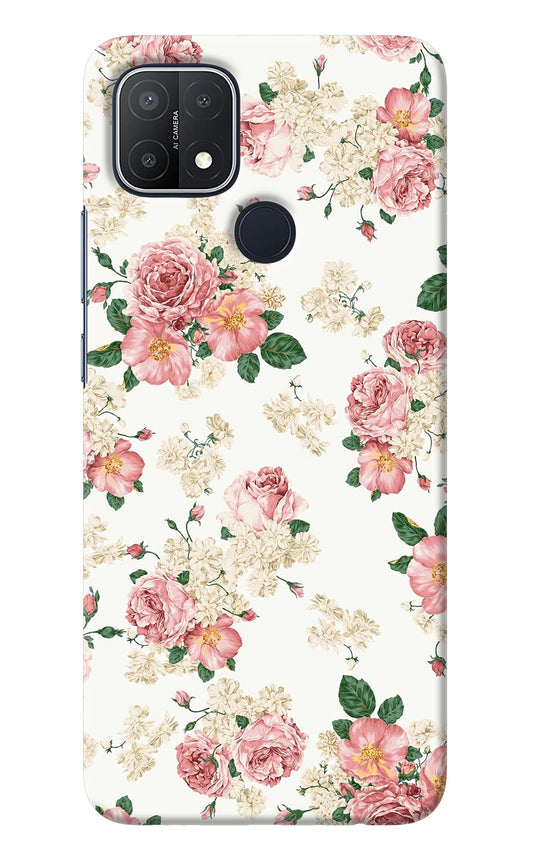 Flowers Oppo A15/A15s Back Cover