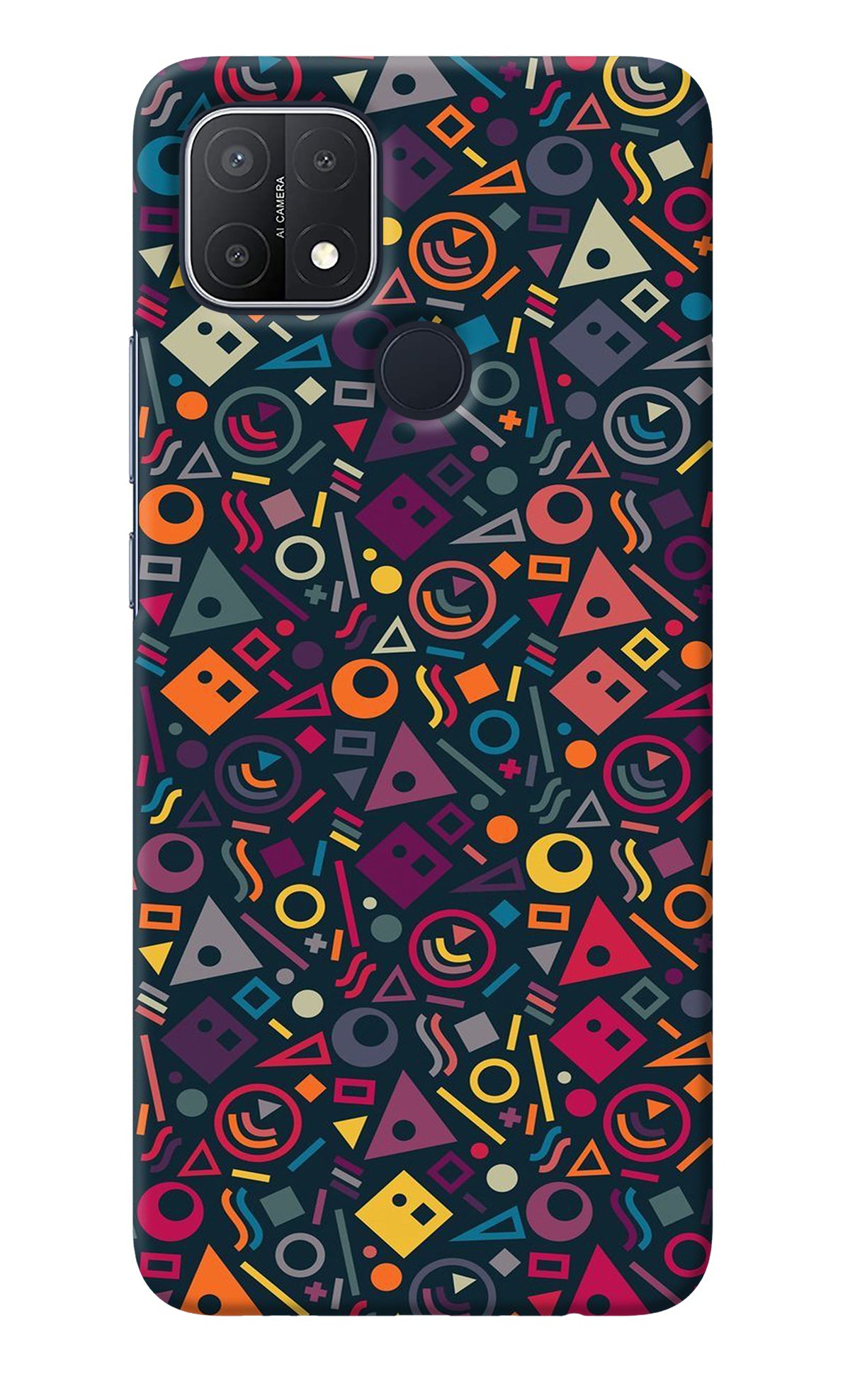 Geometric Abstract Oppo A15/A15s Back Cover