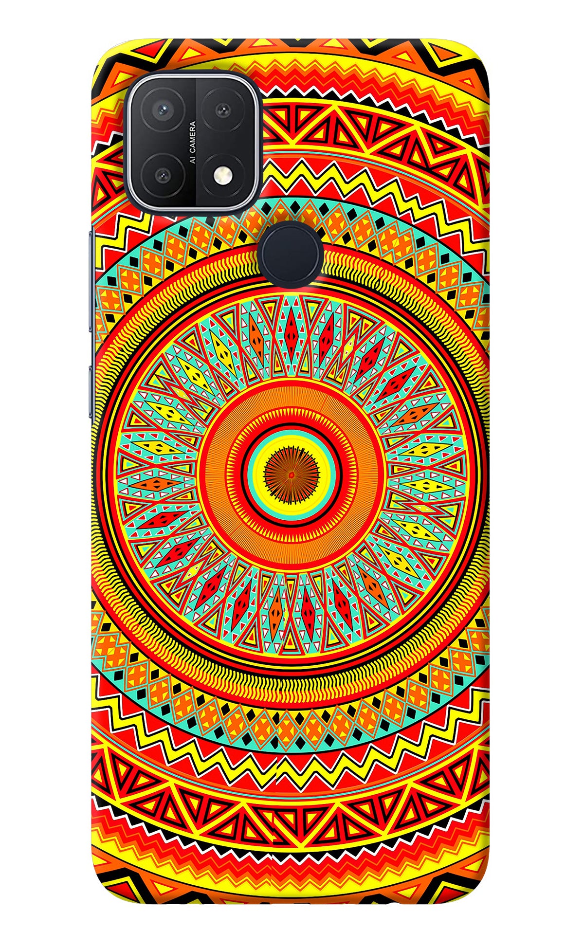 Mandala Pattern Oppo A15/A15s Back Cover