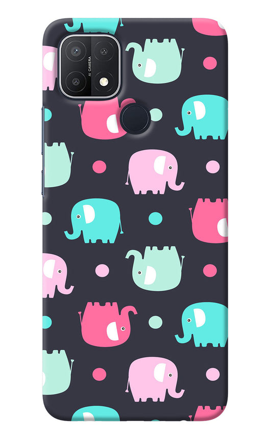 Elephants Oppo A15/A15s Back Cover