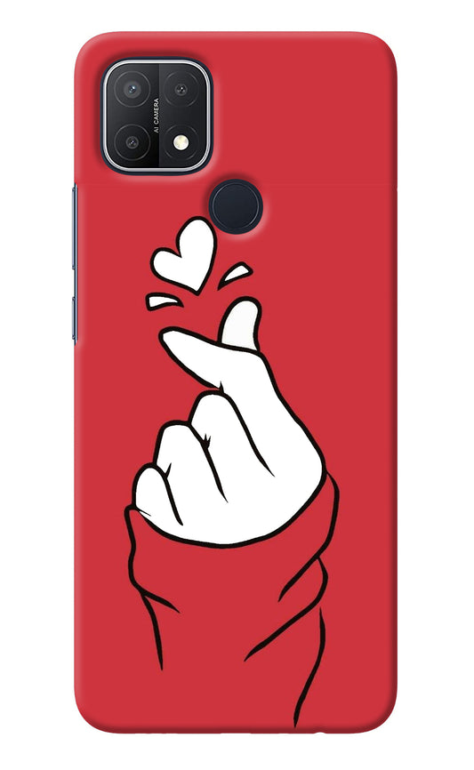 Korean Love Sign Oppo A15/A15s Back Cover