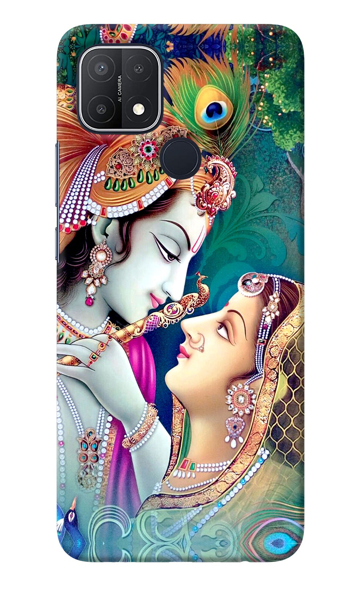 Lord Radha Krishna Oppo A15/A15s Back Cover