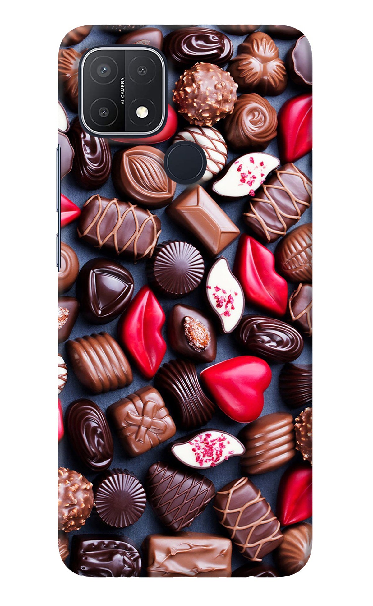 Chocolates Oppo A15/A15s Back Cover