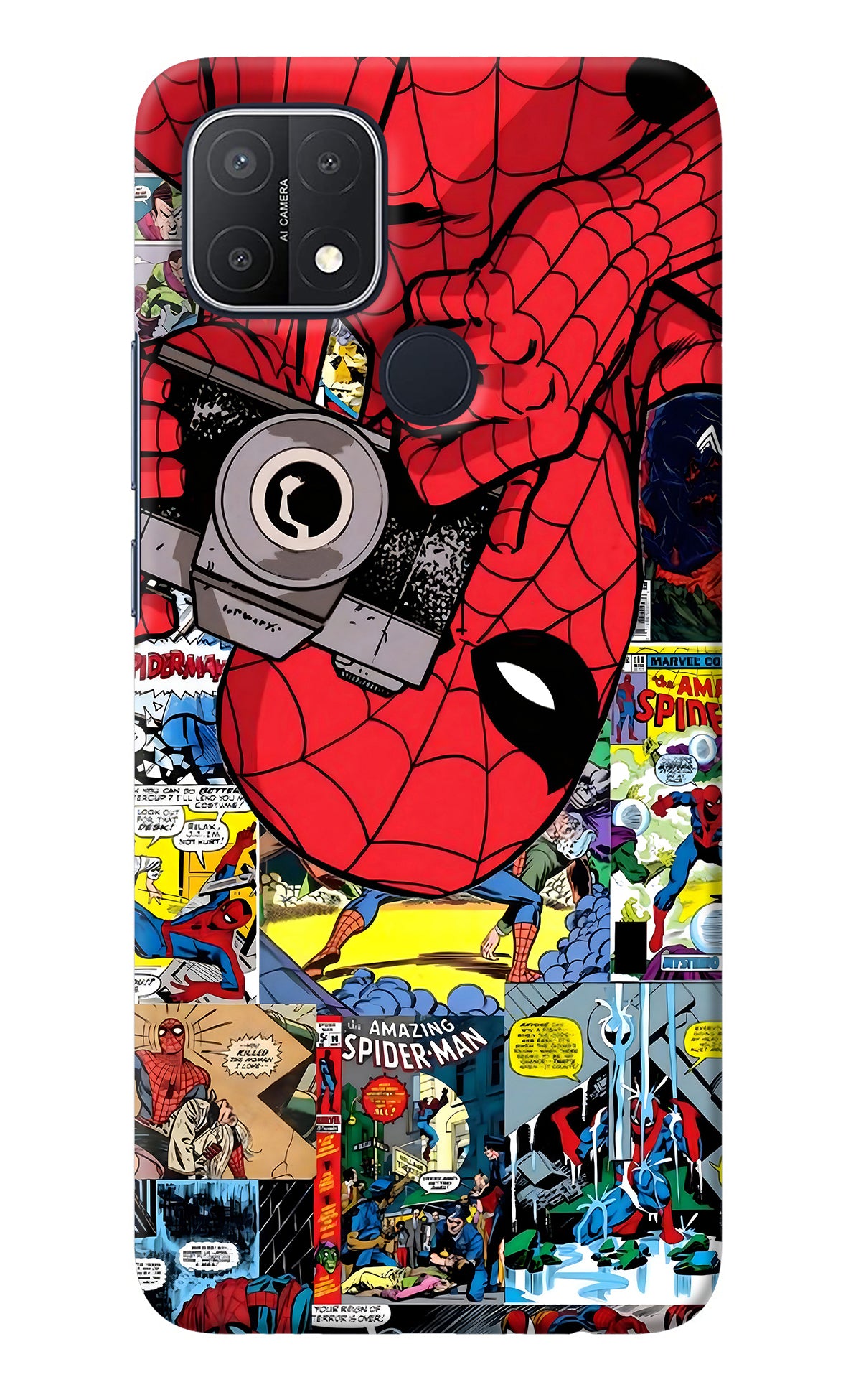 Spider Man Oppo A15/A15s Back Cover