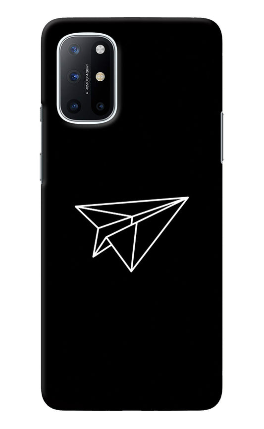 Paper Plane White Oneplus 8T Back Cover