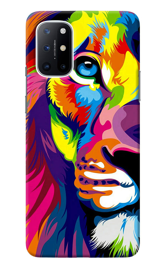 Lion Half Face Oneplus 8T Back Cover