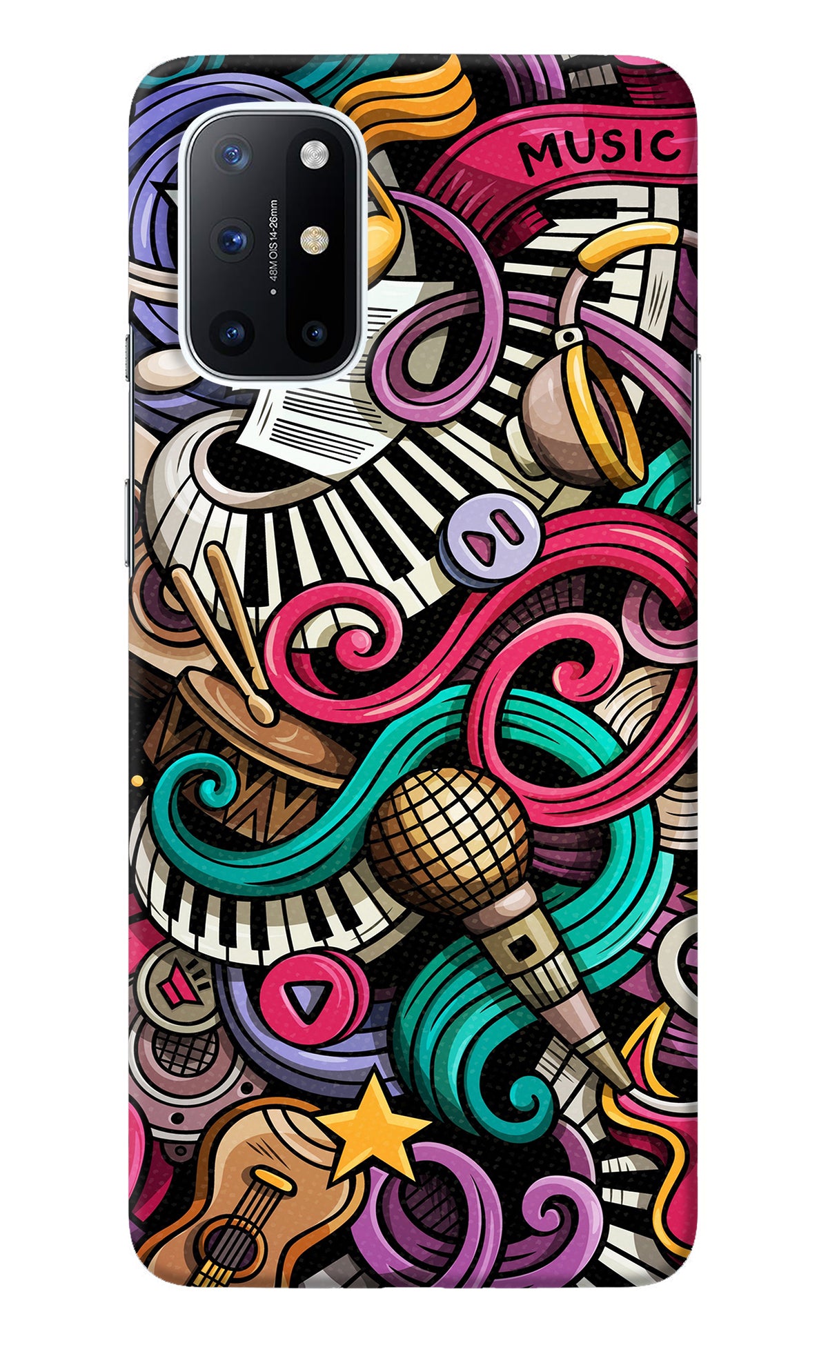 Music Abstract Oneplus 8T Back Cover