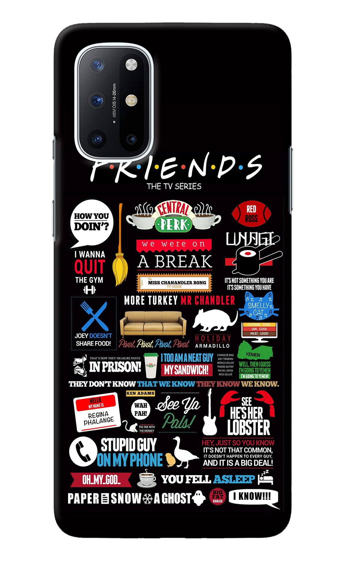 FRIENDS Oneplus 8T Back Cover