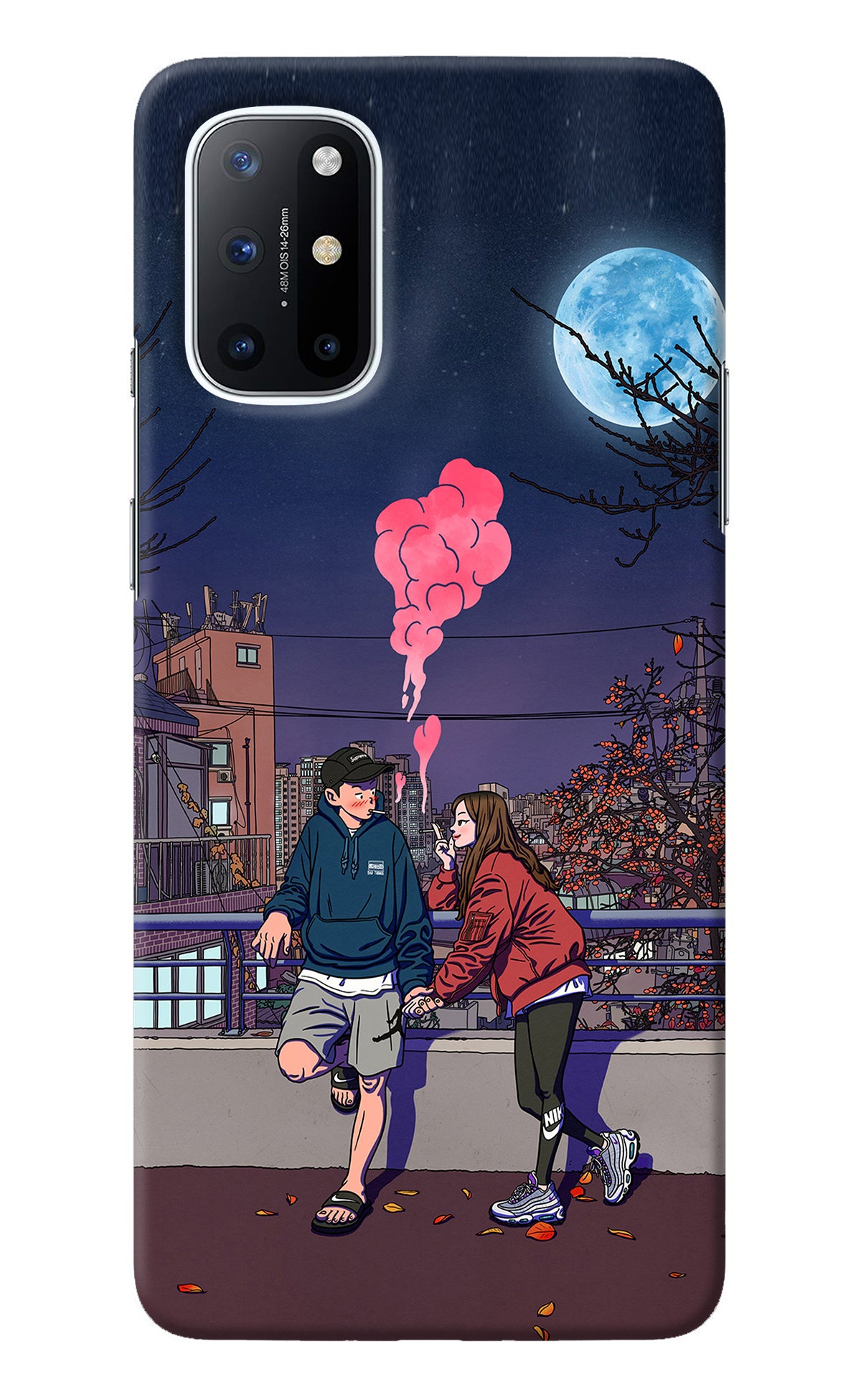 Chilling Couple Oneplus 8T Back Cover