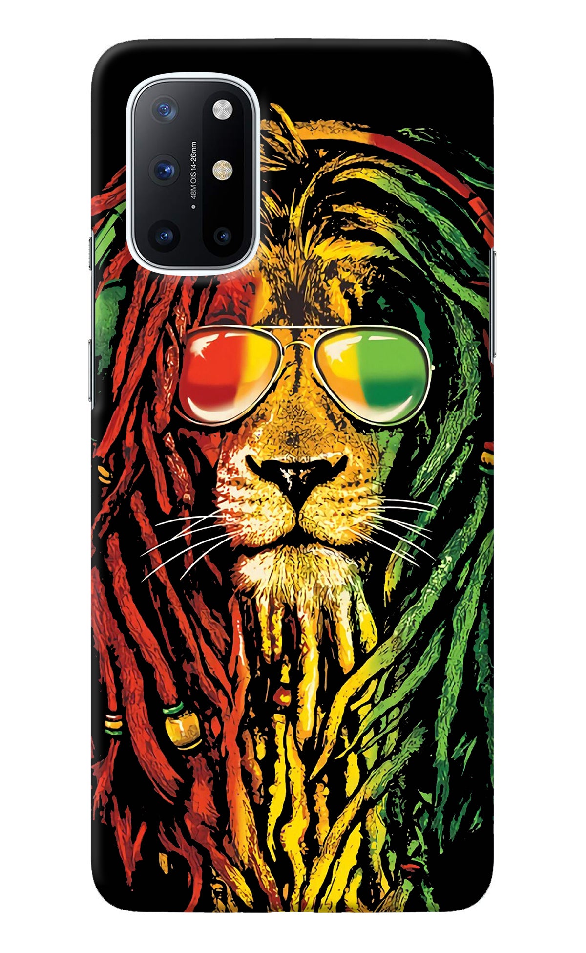 Rasta Lion Oneplus 8T Back Cover