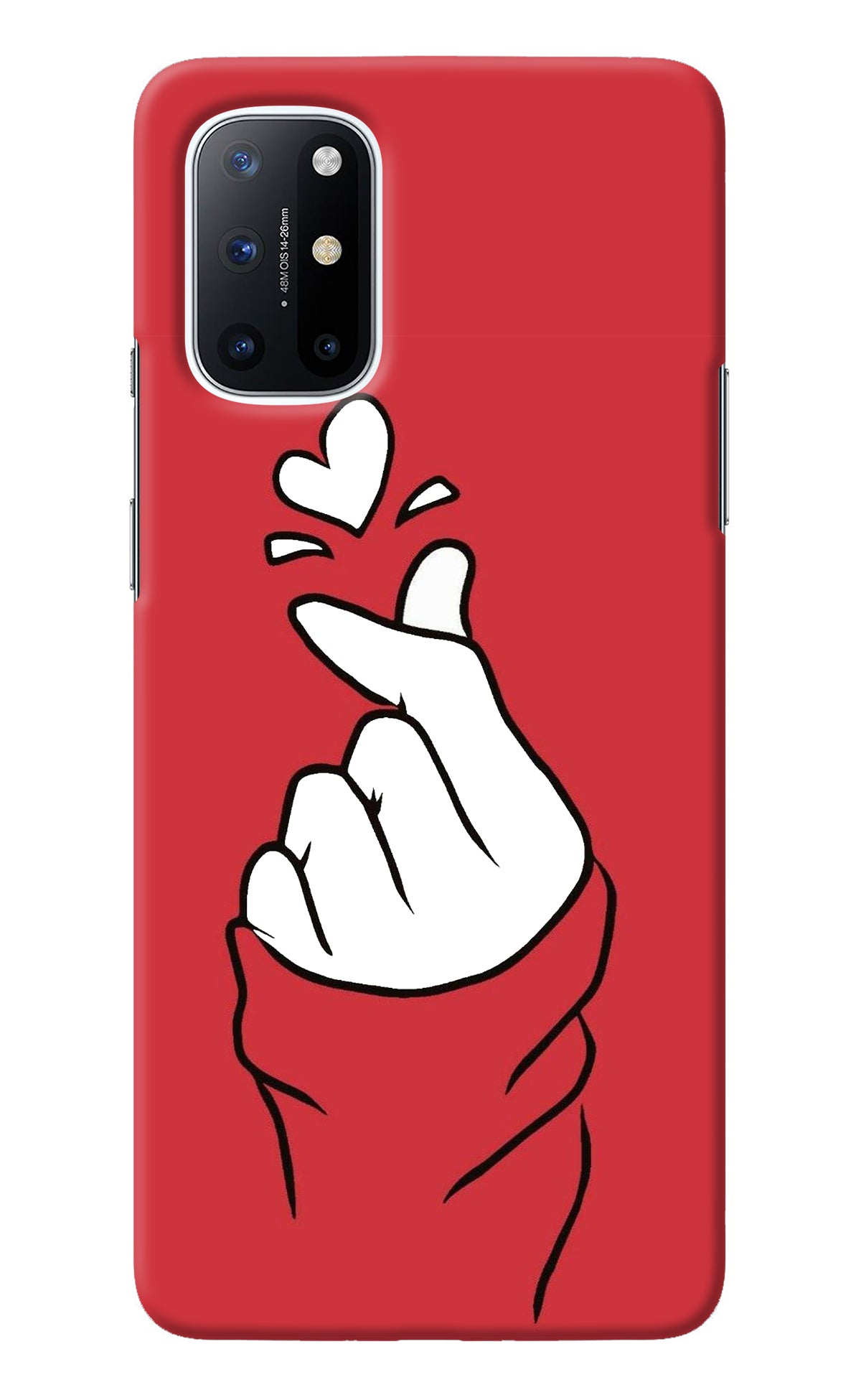 Korean Love Sign Oneplus 8T Back Cover