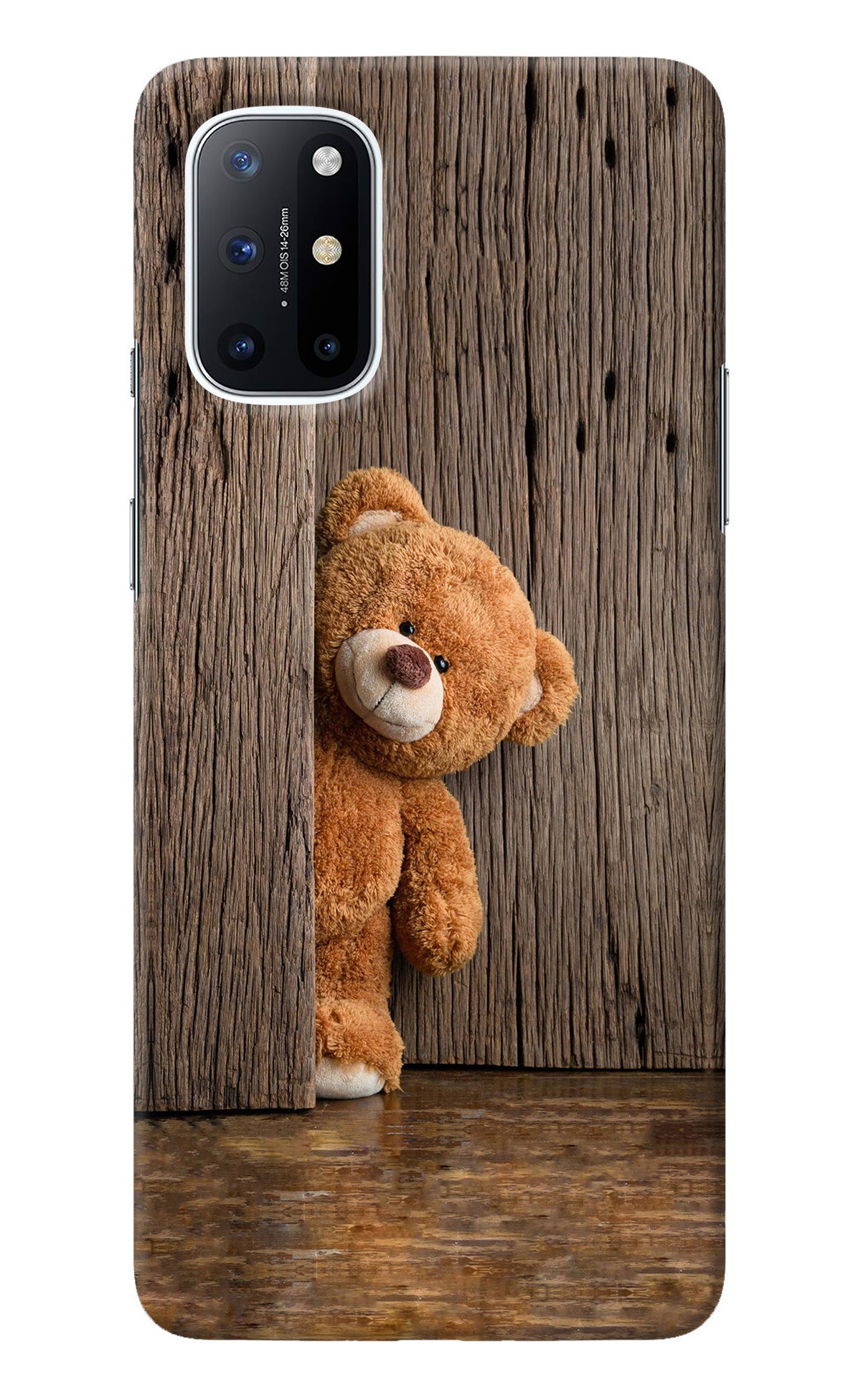 Teddy Wooden Oneplus 8T Back Cover