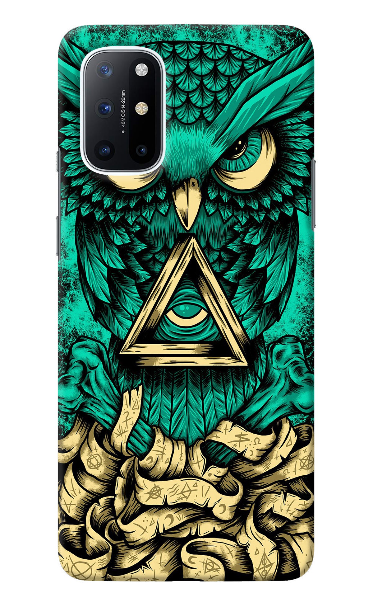 Green Owl Oneplus 8T Back Cover