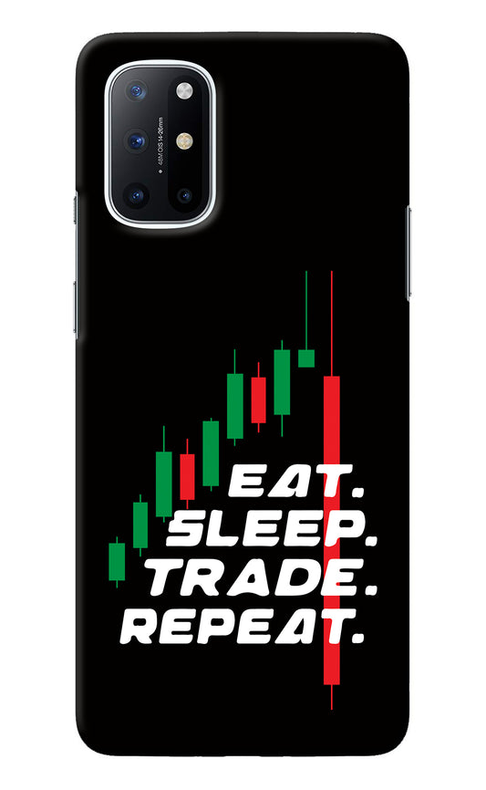 Eat Sleep Trade Repeat Oneplus 8T Back Cover