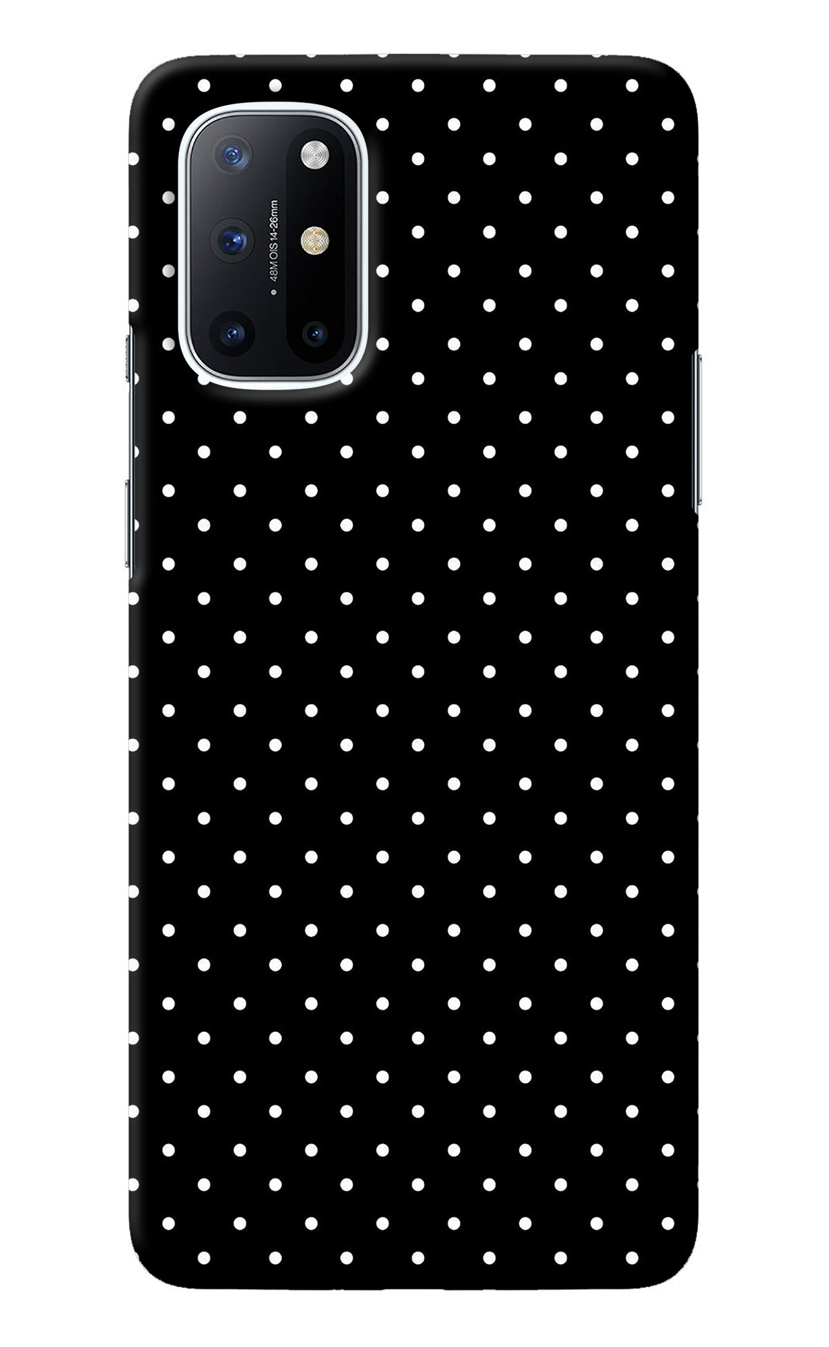 White Dots Oneplus 8T Back Cover